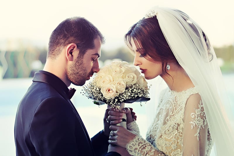 Bride and Groom under the stars